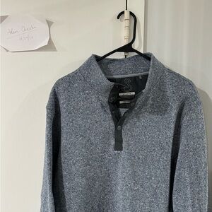 Swannies Golf Quarter Button Sweater